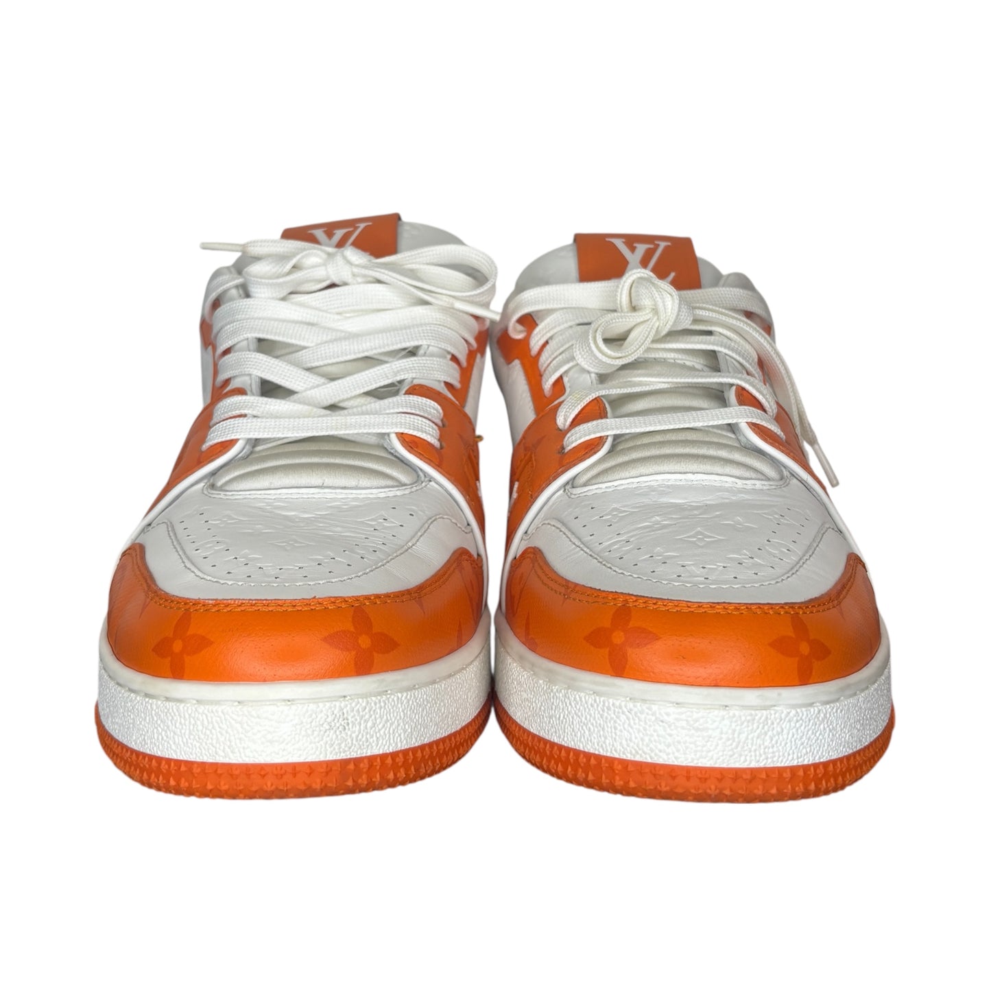 PREOWNED LOUIS VUITTON ORANGE MONOGRAM TRAINER