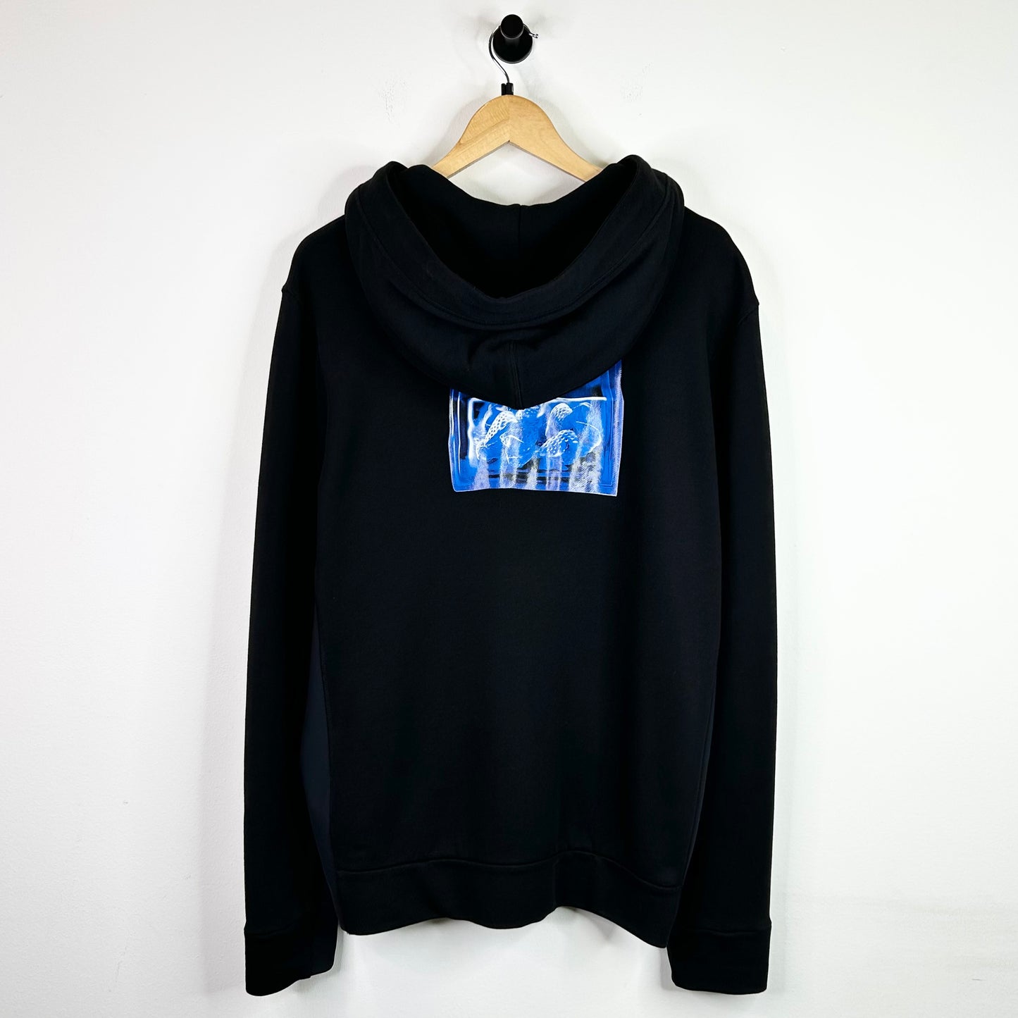 MONCLER MAGLIA BLACK ZIP UP HOODIE