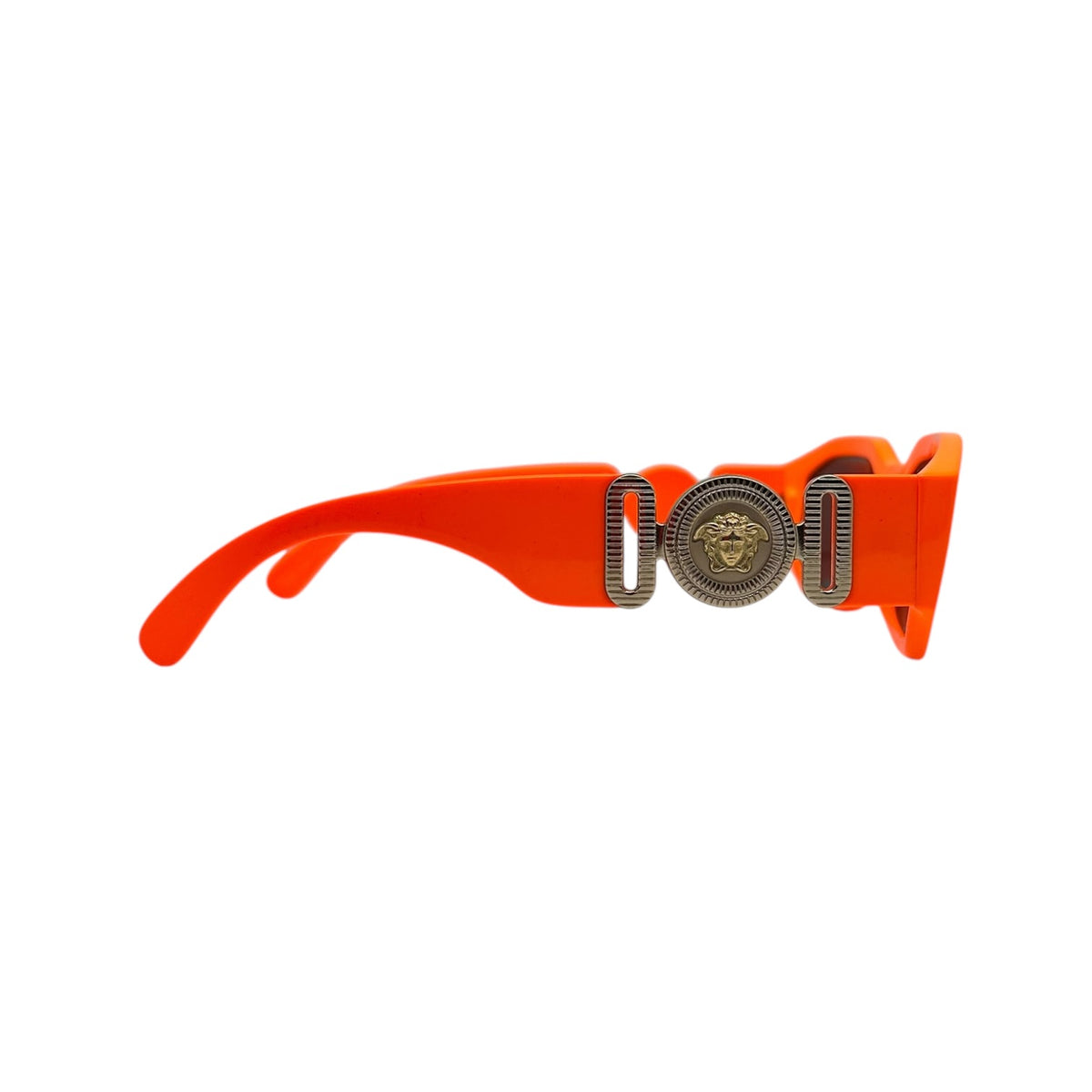 VERSACE MEDUSA GOLD ORANGE SUNGLASSES