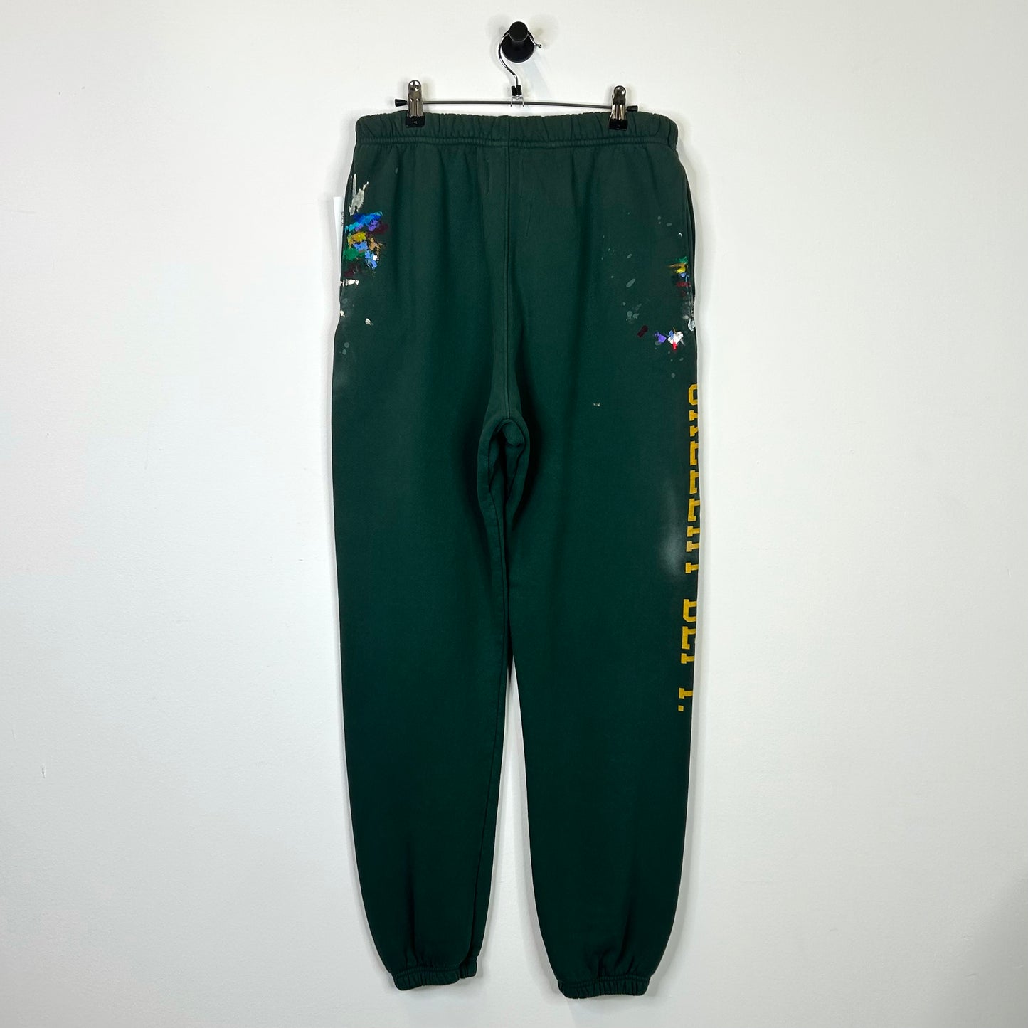 GALLERY DEPT. WORKSHOP PAINTED SWEATPANTS GREEN