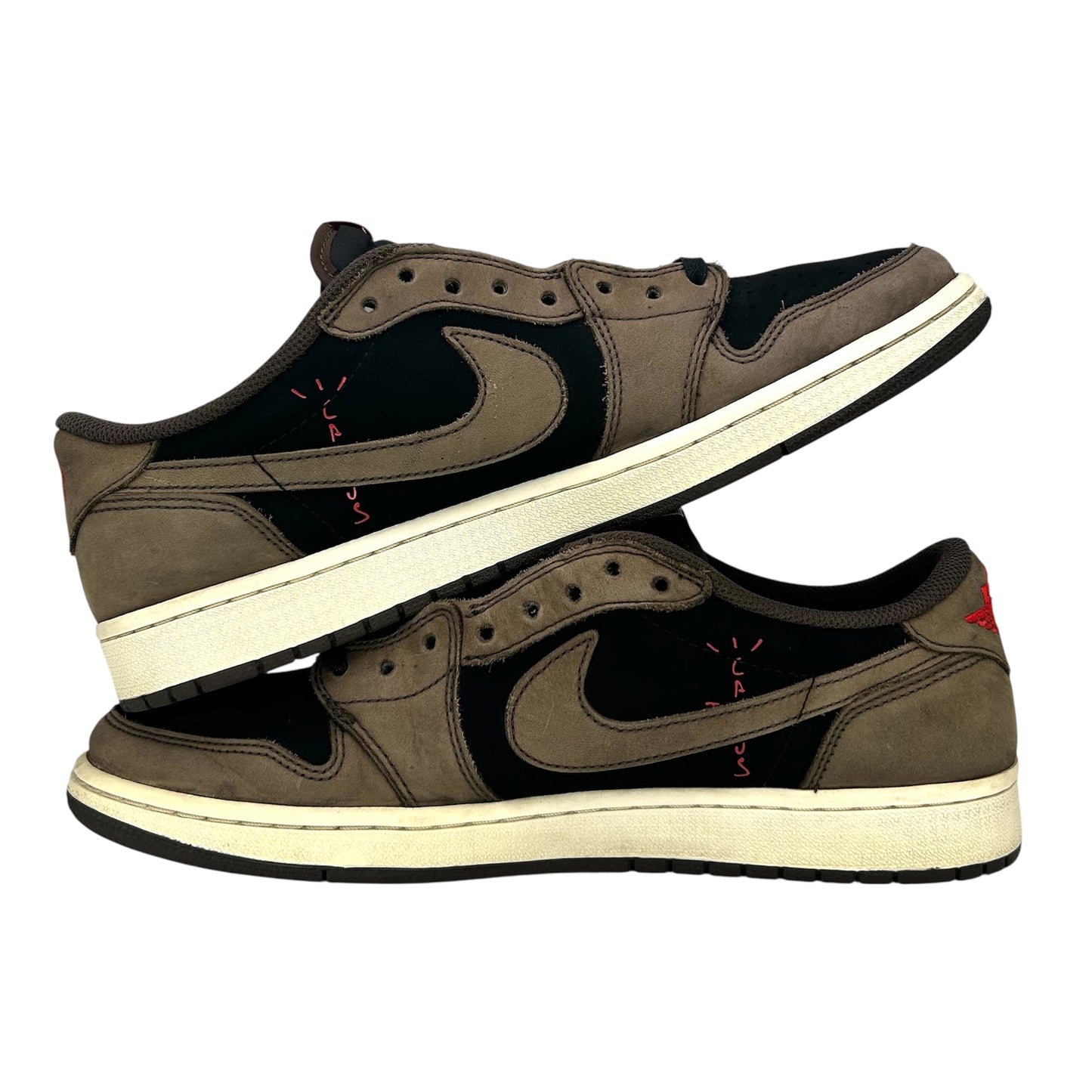 PREOWNED JORDAN 1 LOW x TRAVIS SCOTT MOCHA