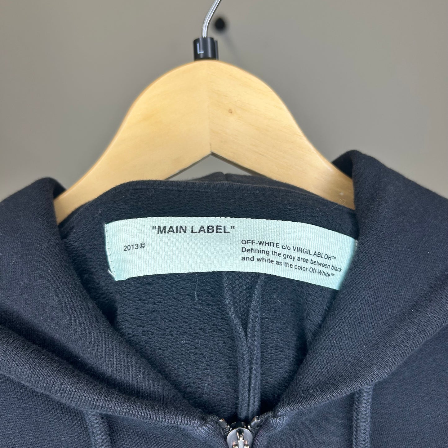 OFF WHITE SS19 IMPRESSIONISM MONET ARROW ZIP-UP