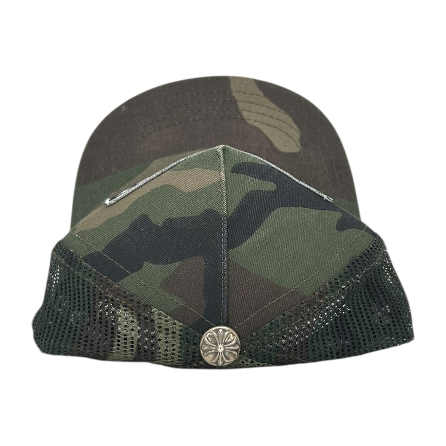 CHROME HEARTS CAMO HOLLYWOOD TRUCKER HAT