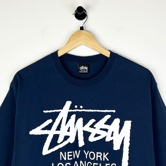 STUSSY DOVER STREET MARKET NAVY TEE