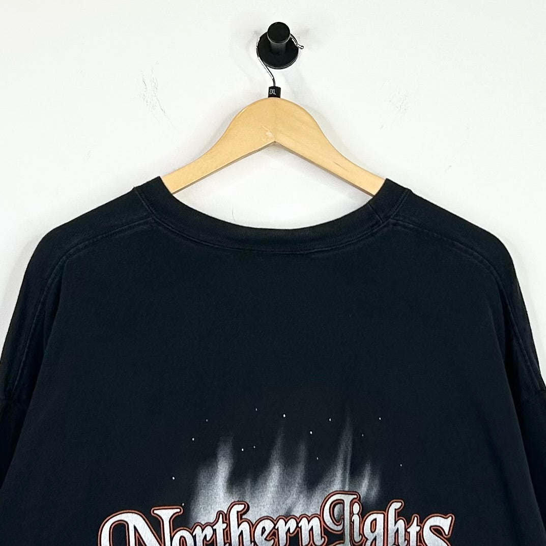HARLEY DAVIDSON RED AND ORANGE FLAME LONG SLEEVE