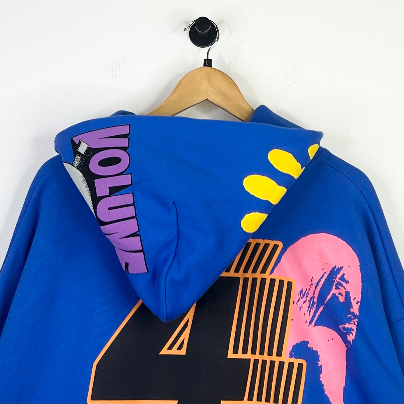 DRAKE FATD BLUE HOODIE BLUE FOR THE DOGS BIG AS THE WHAT TOUR MERCH