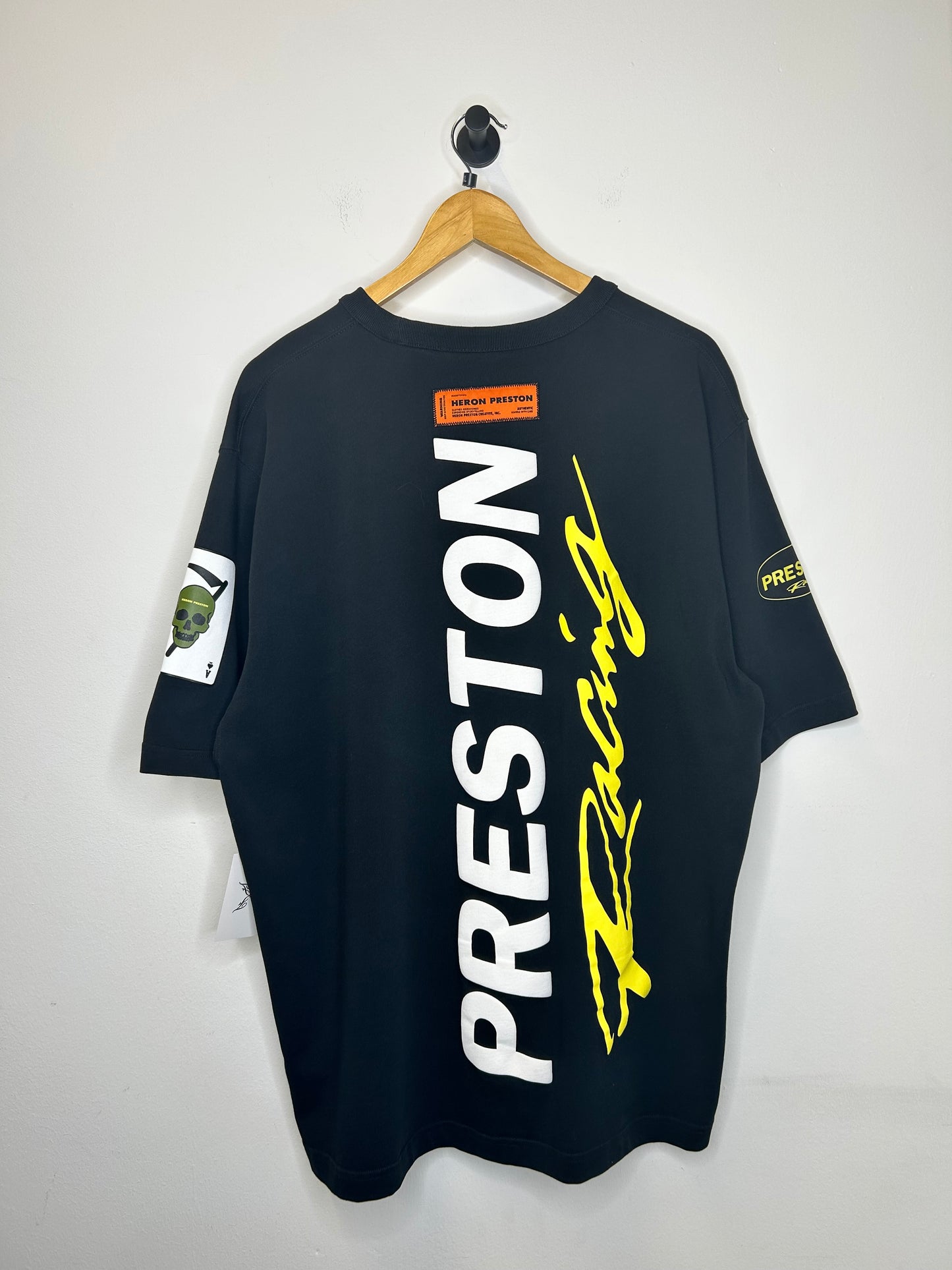 HERON PRESTON RACING TEE BLACK
