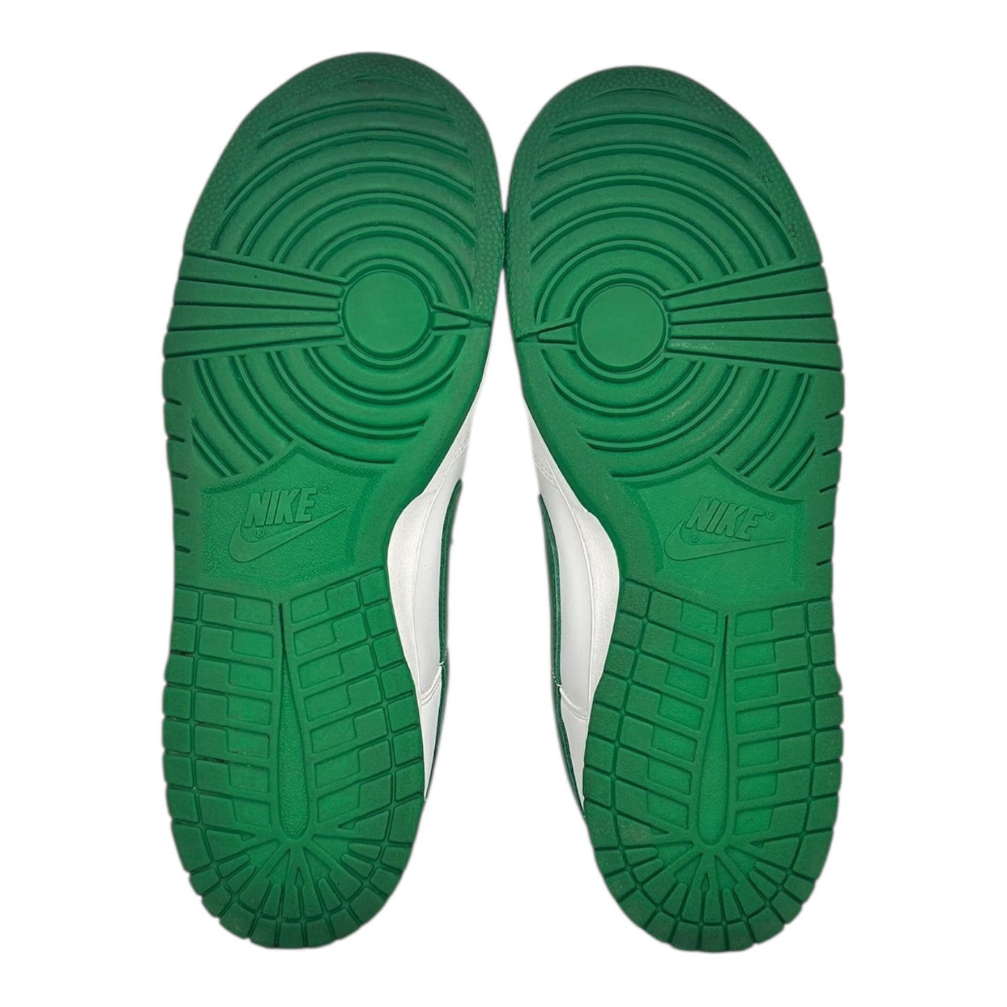 PREOWNED NIKE SB DUNK LOW WHITE GREEN