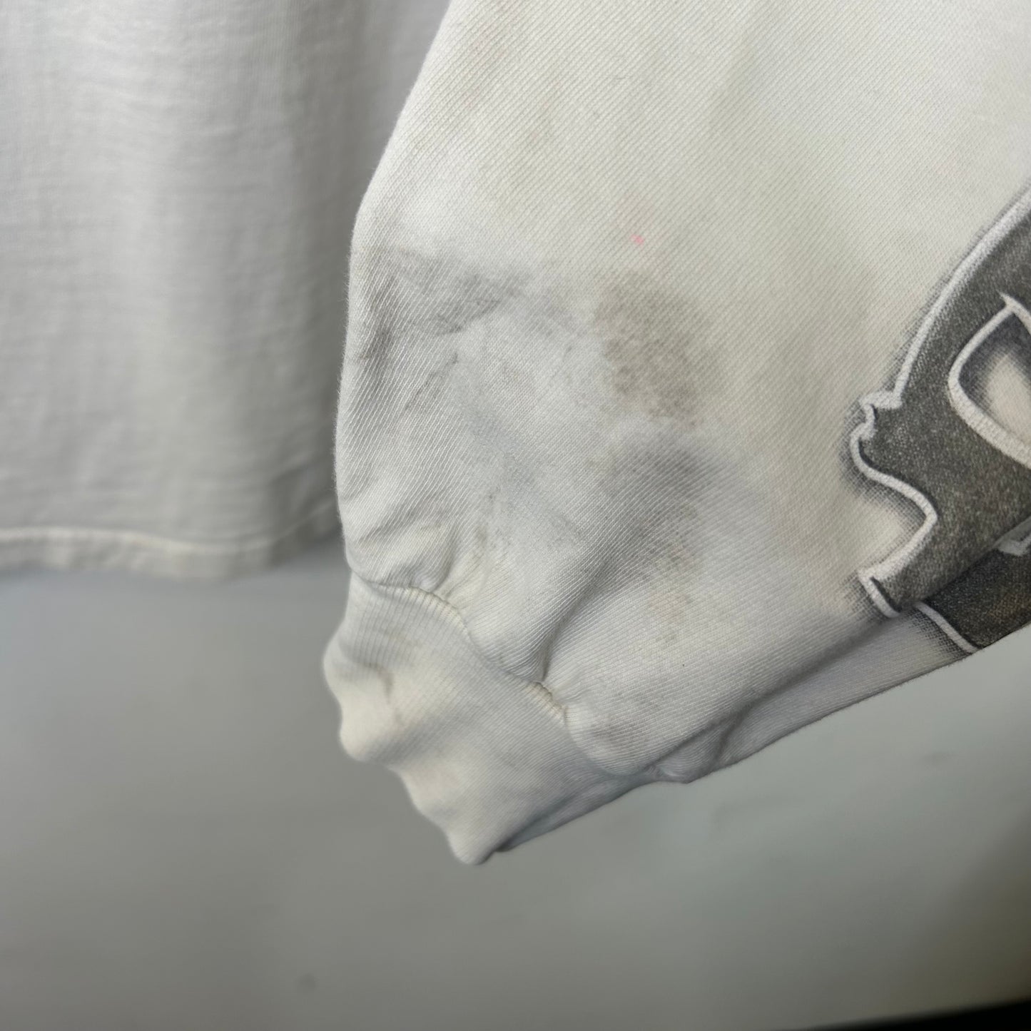 GREY SKULL FLAME HARLEY DAVIDSON LONG SLEEVE