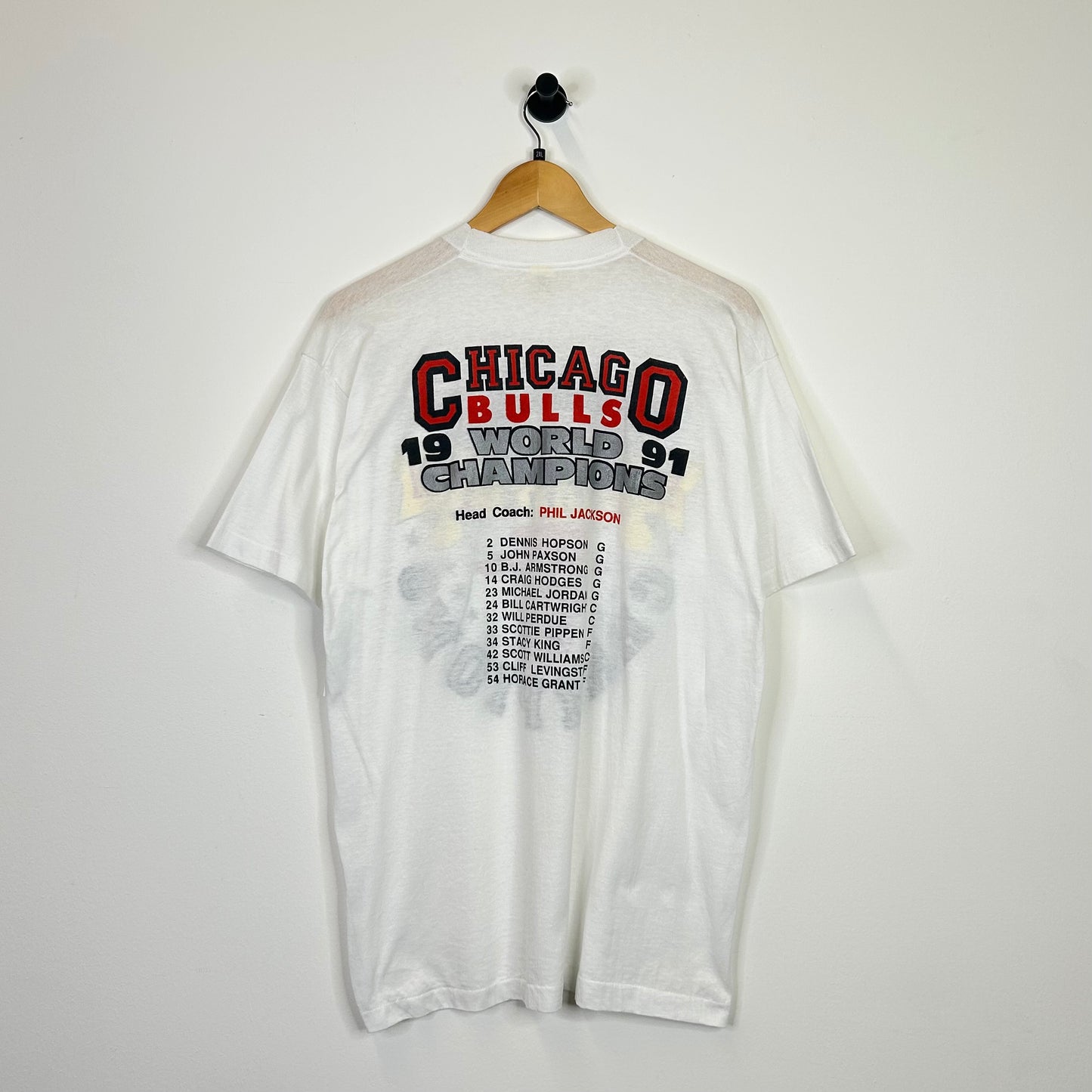 CHICAGO BULLS 1991 WORLD CHAMPIONS TEE