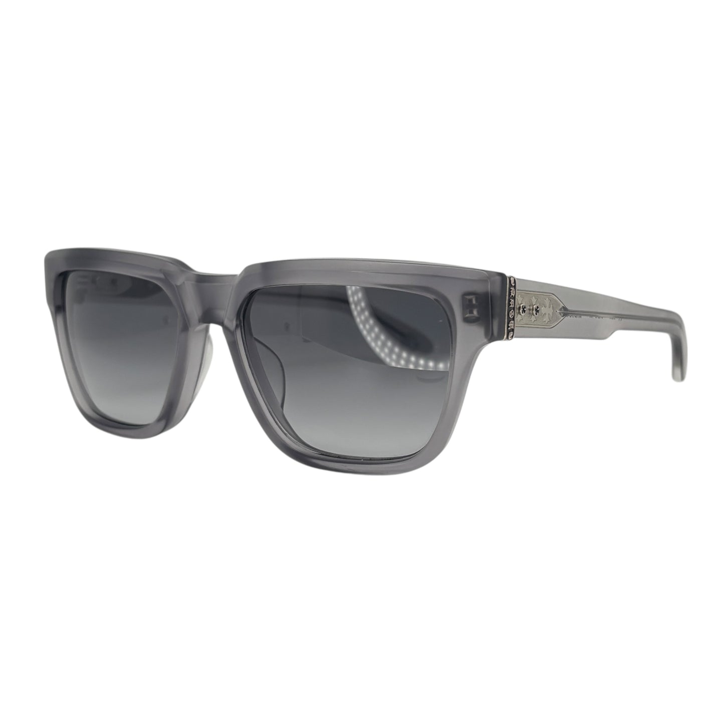 CHROME HEARTS MIDIXATHRILL1 SMOKE GREY SUNGLASSES