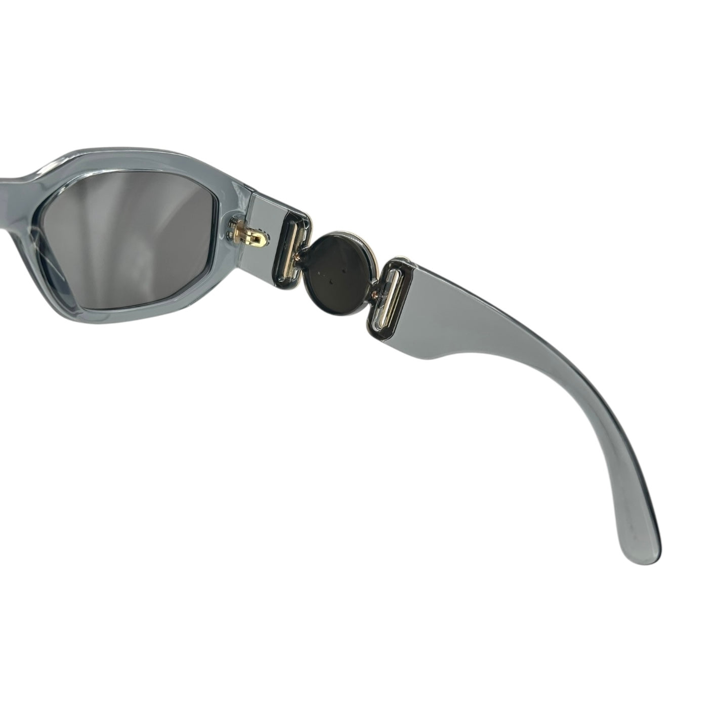 VERSACE MEDUSA GOLD GREY SUNGLASSES
