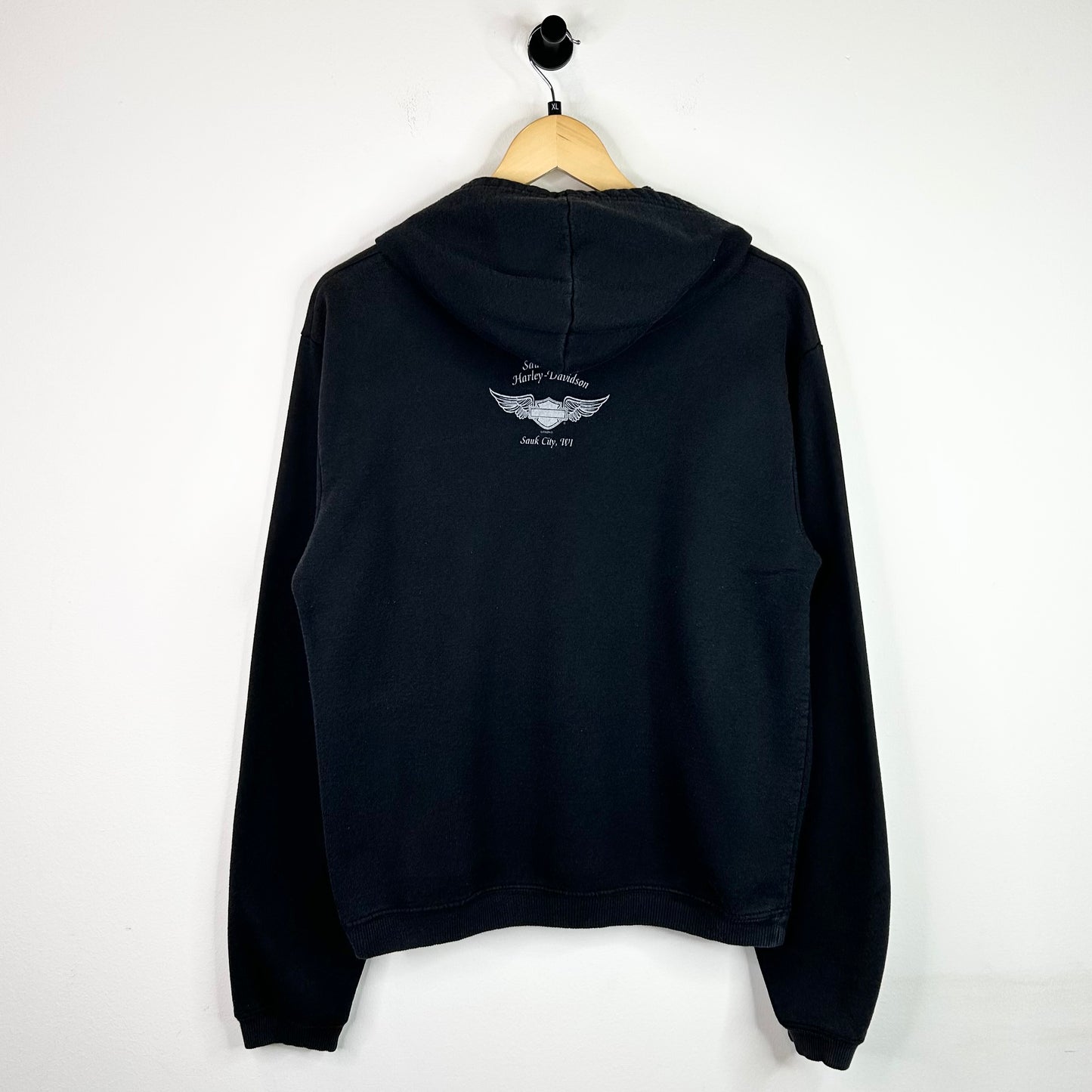 HARLEY DAVIDSON BLACK AUTHENTIC HOODIE