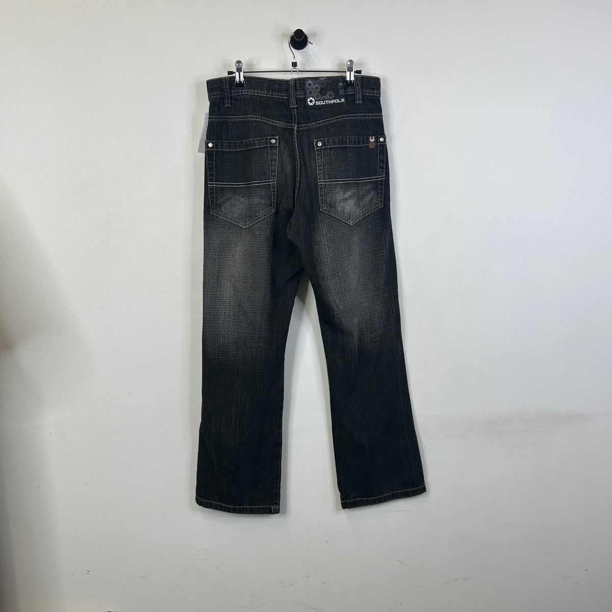 BLACK AND GREY SOUTHPOLE JEANS