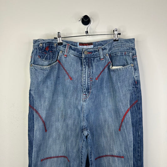 ROCAWEAR RED STITCH JEANS