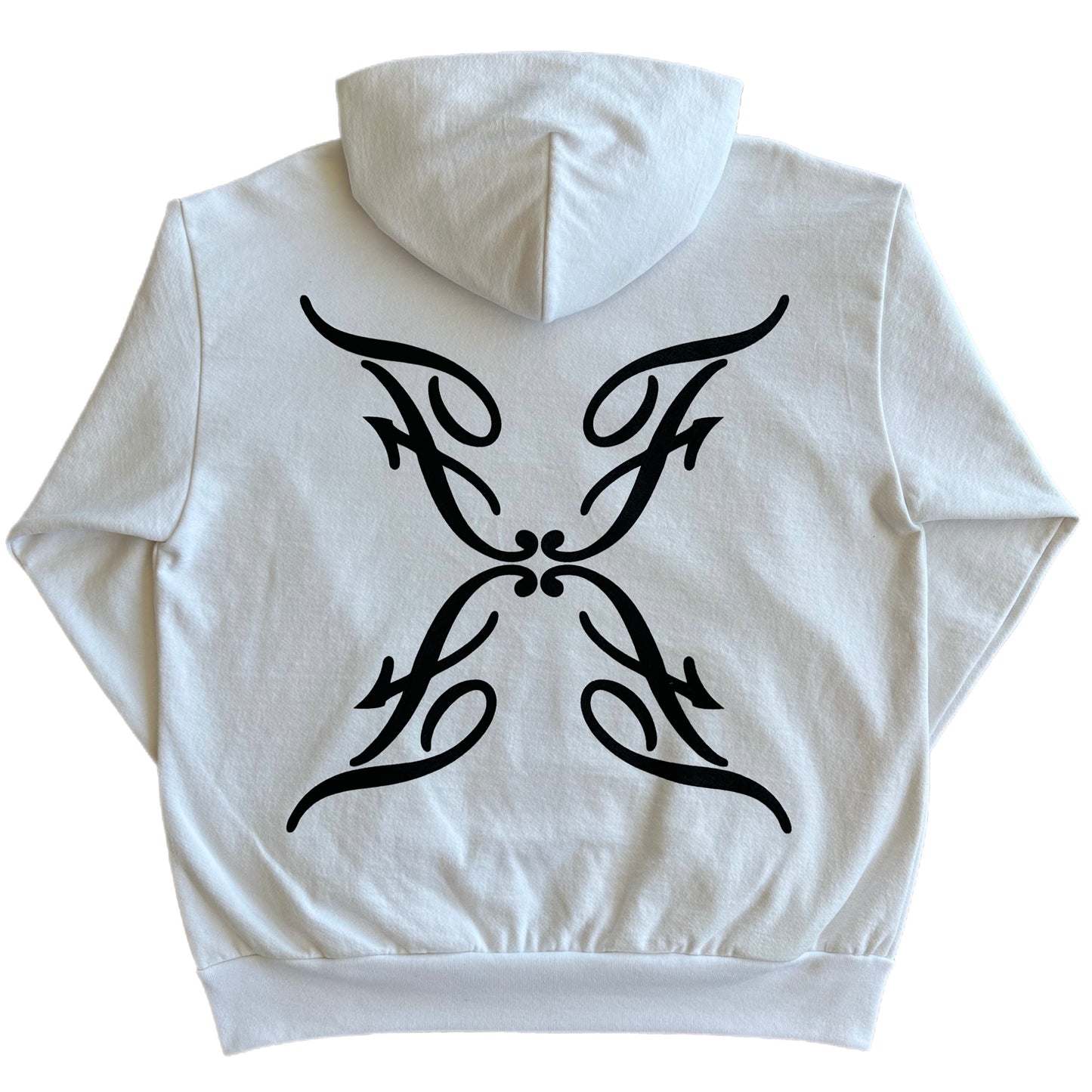 Butterfly Effect Zip-Up Hoodie (White)
