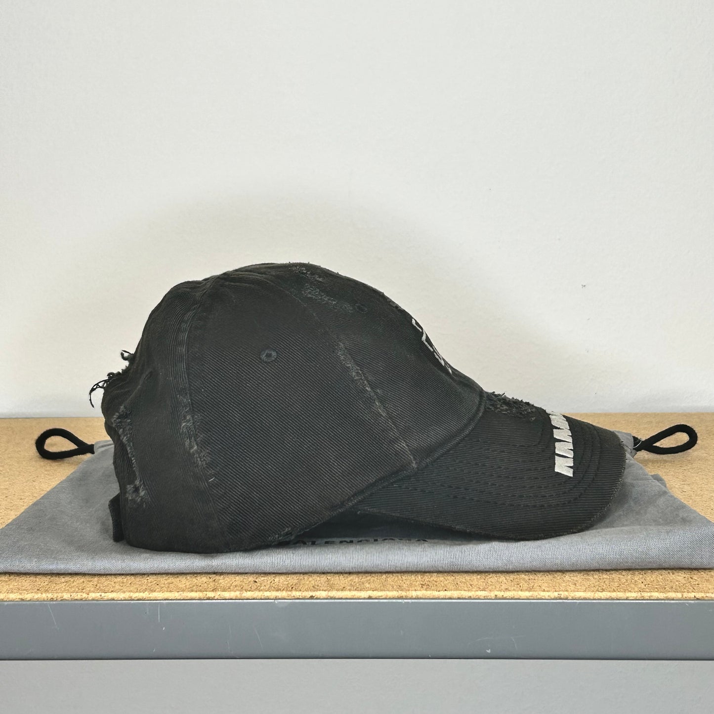 BALENCIAGA RAMMSTEIN DISTRESSED CAP