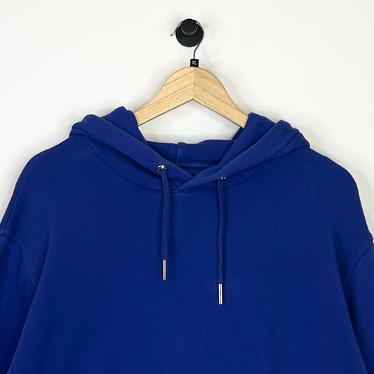 GIVENCHY CLASSIC FIT BONDED HOODIE OCEAN BLUE