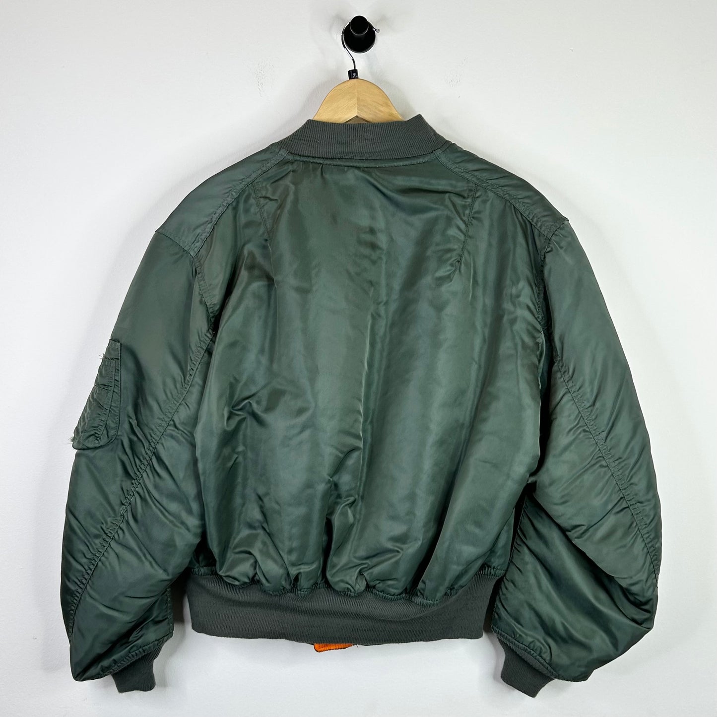 ALPHA INDUSTRIES GREEN MILITARY BOMBER