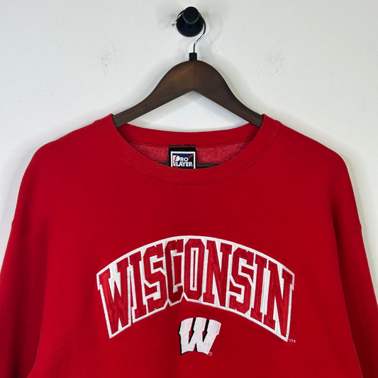 WISCONSIN BADGERS PRO PLAYER CREWNECK