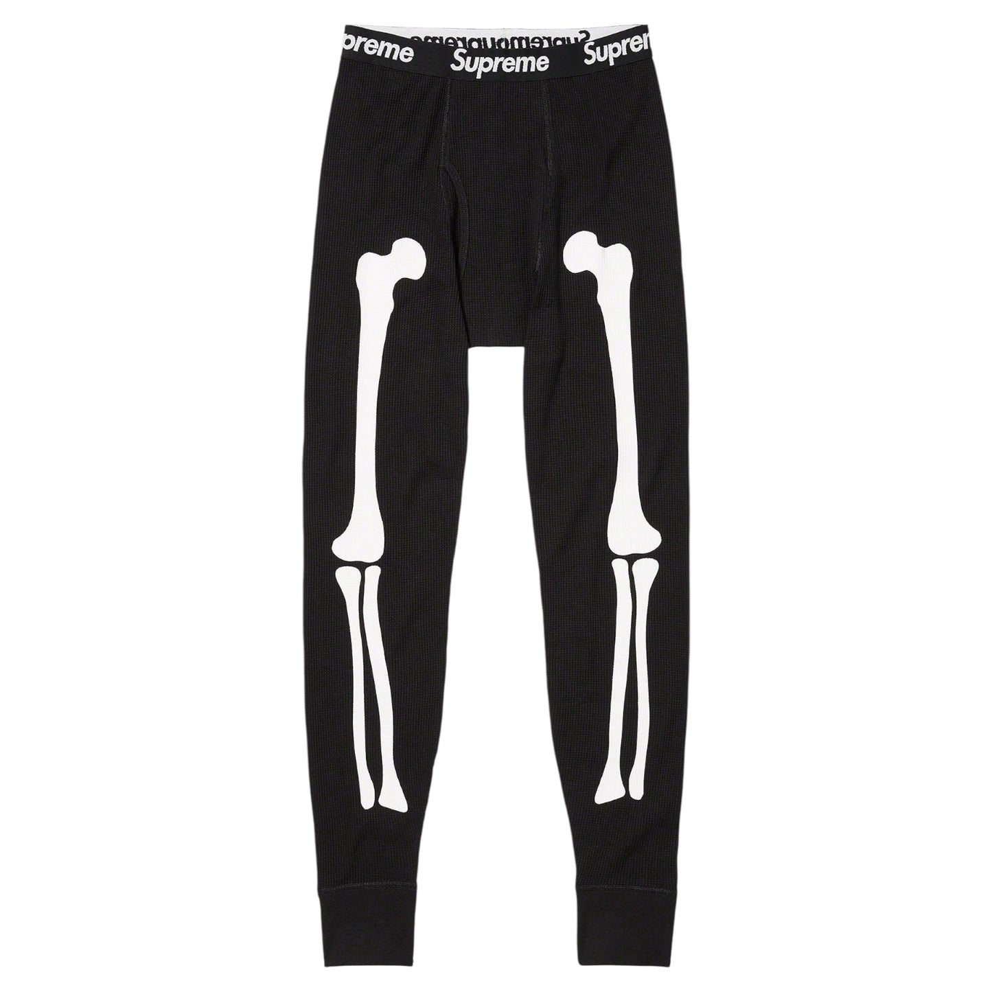 SUPREME X HANES THERMAL PANT BLACK