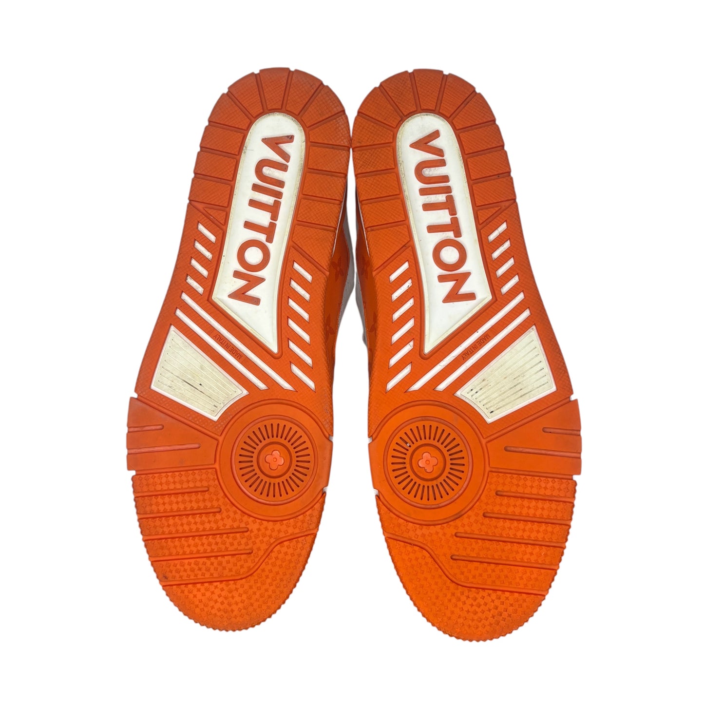 PREOWNED LOUIS VUITTON ORANGE MONOGRAM TRAINER