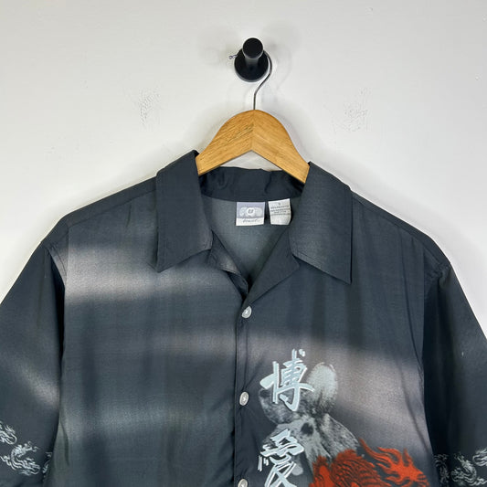 UTILITY NYLON DRAGON BUTTON UP