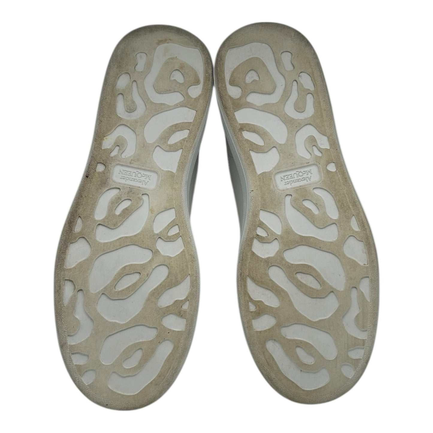 PREOWNED ALEXANDER MCQUEEN TRIPLE WHITE