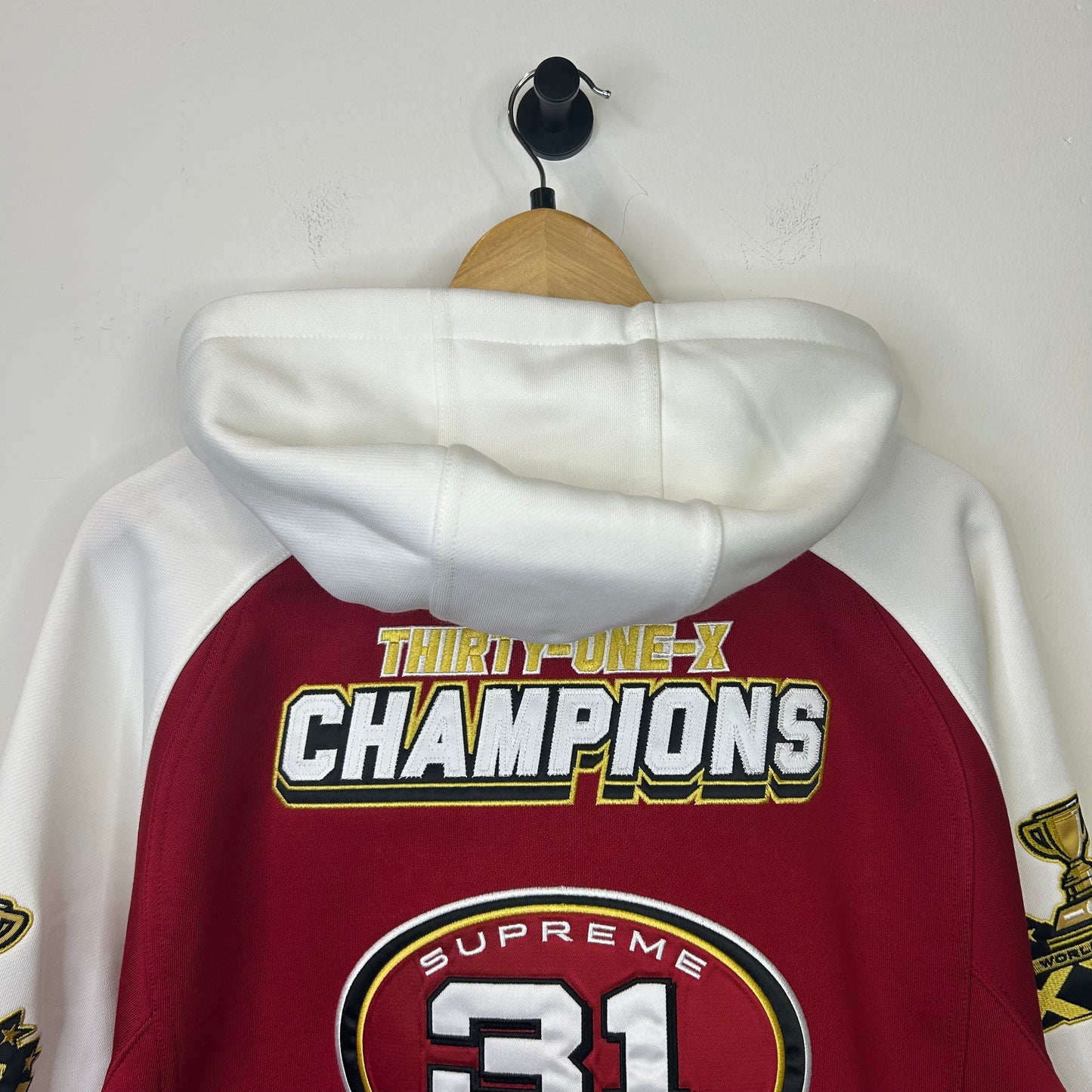 SUPREME FOOTBALL ZIPUP HOODIE