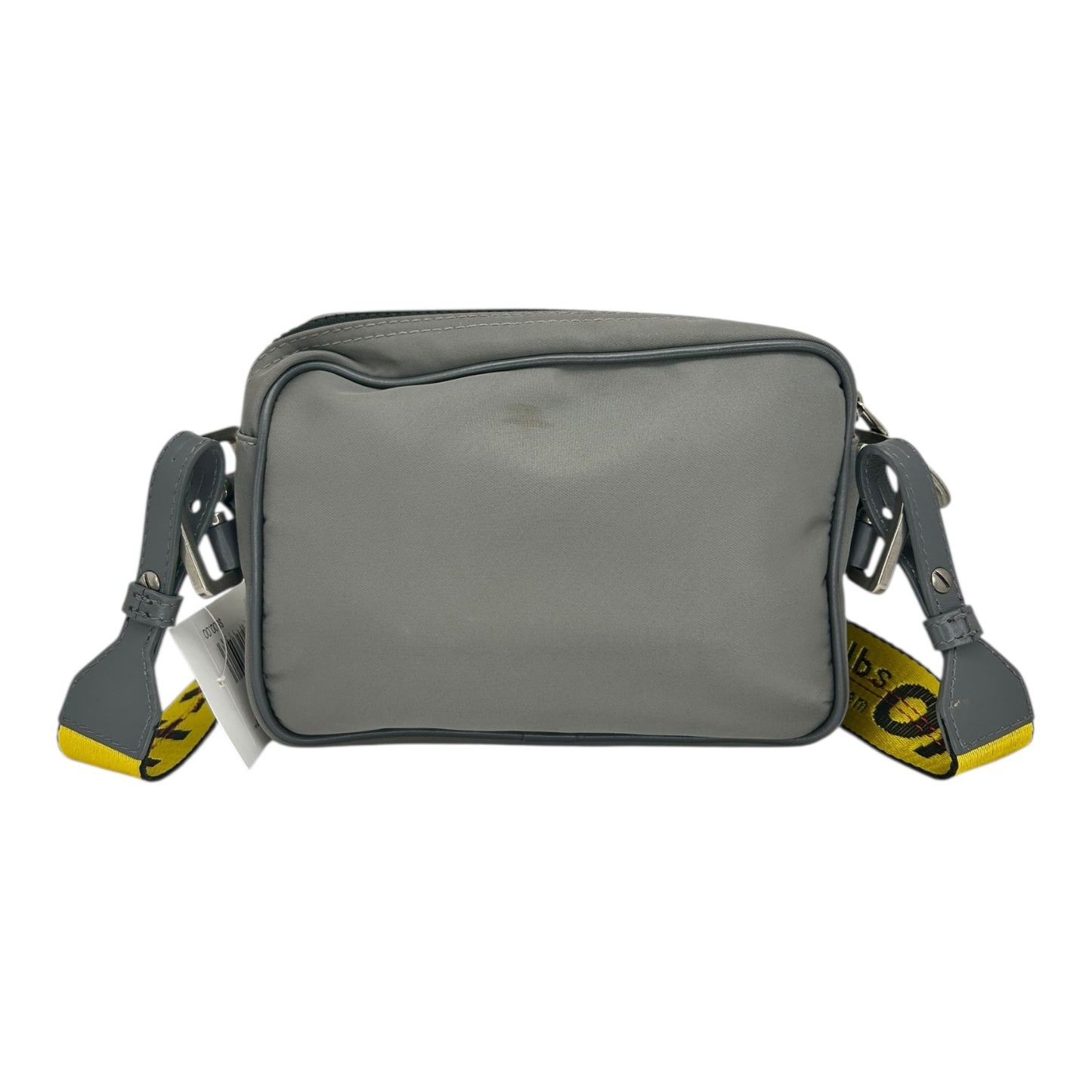 OFF WHITE GREY CLIP CROSSBODY BAG