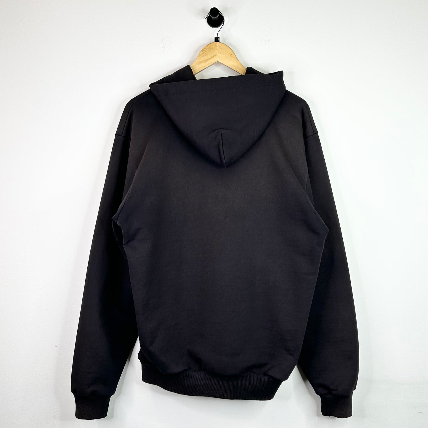 CARHARTT FADED BLACK THERMAL LINED ZIP-UP HOODIE