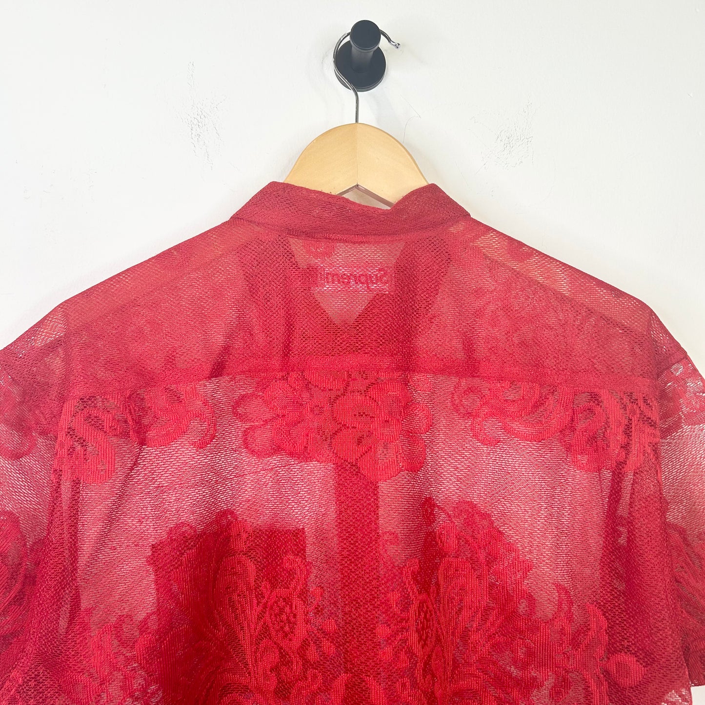 SUPREME RED LAST SUPPER LACE SHIRT