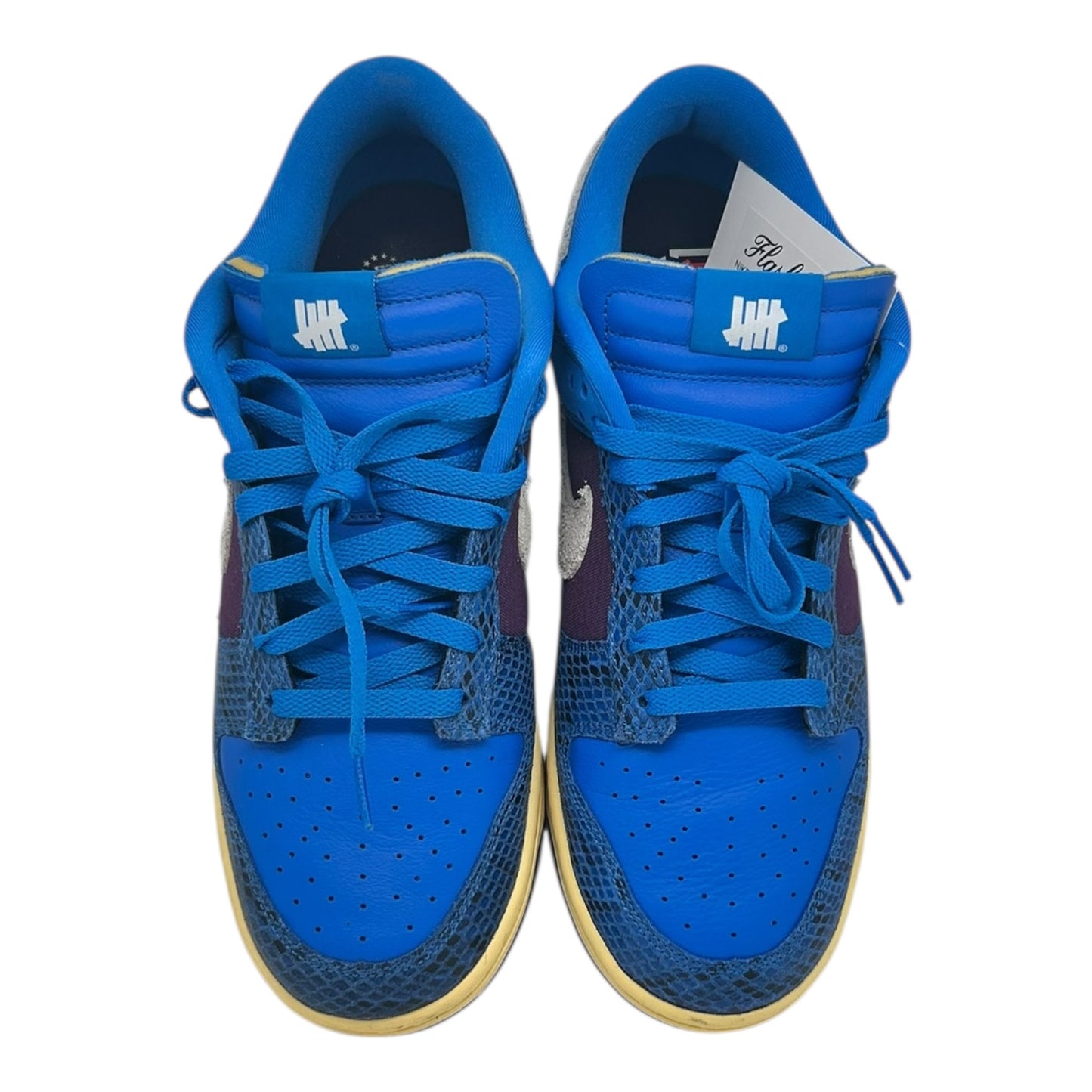 PREOWNED UNDEFEATED NIKE DUNK LOW 5 ON IT