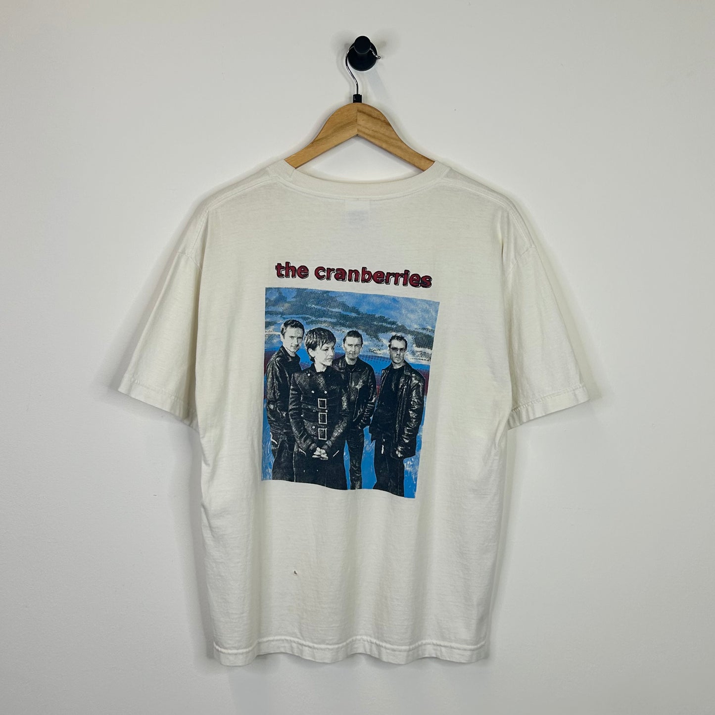 THE CRANBERRIES RED AND BLUE BAND TEE