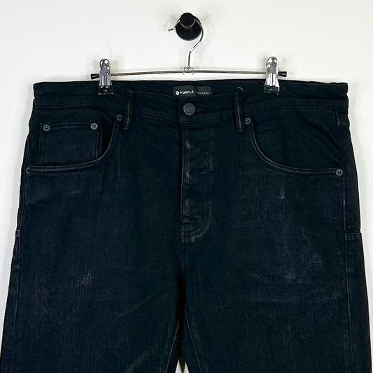 PURPLE BRAND BASIC BLACK JEANS