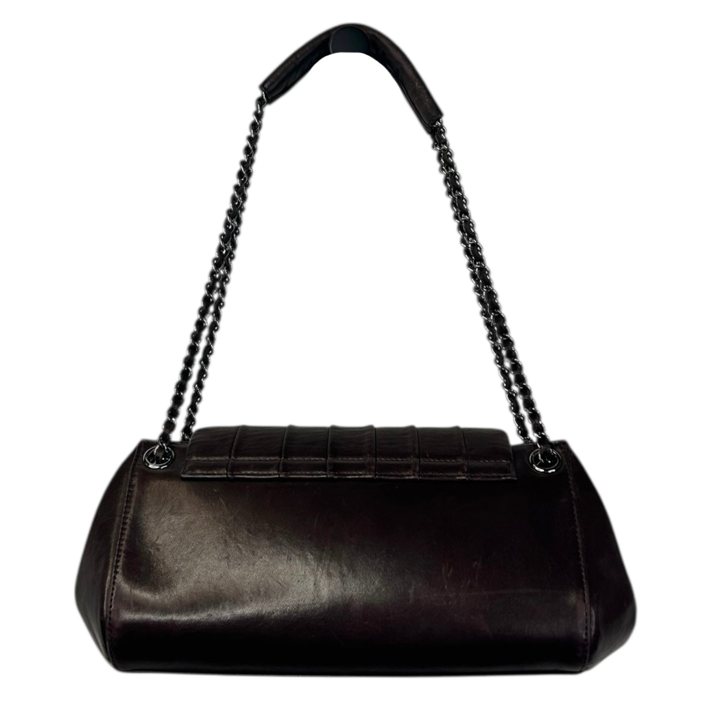 CHANEL VERTICAL QUILT ACCORDIAN FLAP BAG