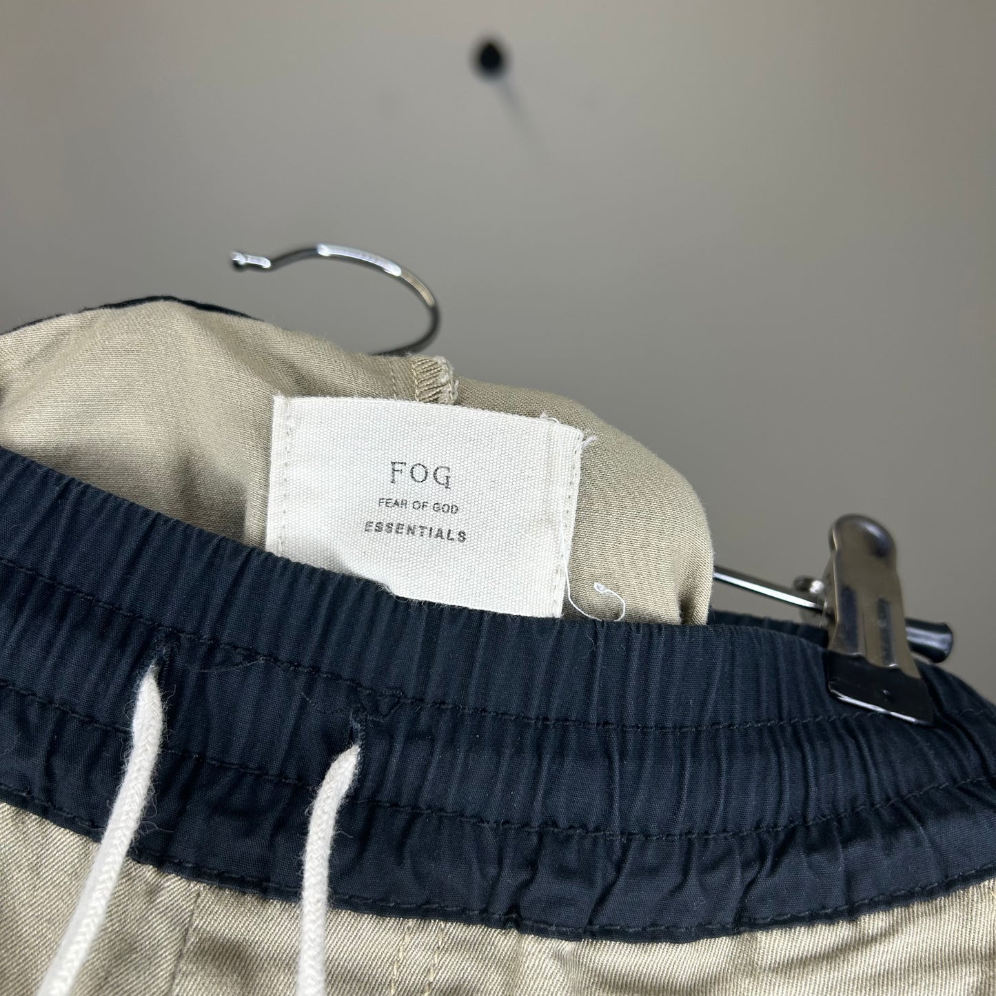FEAR OF GOD ESSENTIALS KHAKI TRACK PANTS