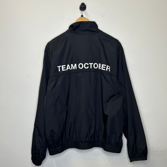 OVO OCTOBERS VERY OWN BLACK NYLON WINDBREAKER