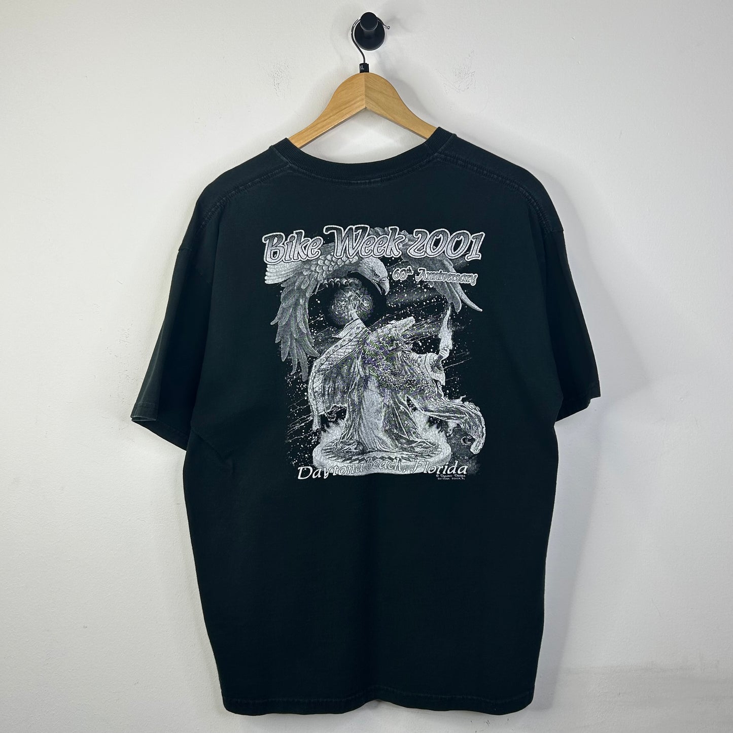 BIKE WEEK 2001 DAYTONA BEACH WIZARD TEE