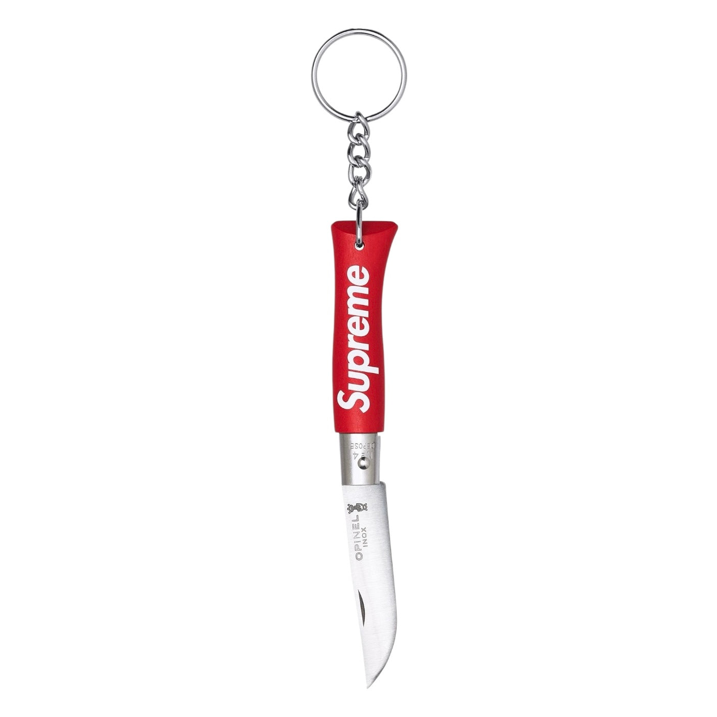 SUPREME X OPINEL FOLDING KNIFE KEYCHAIN