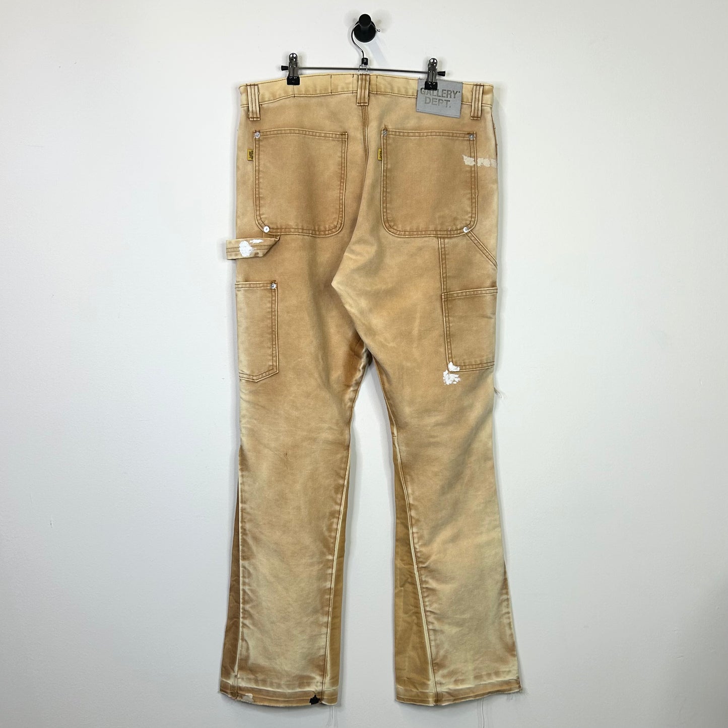 GALLERY DEPT. TAN FLARE CARPENTER PANTS