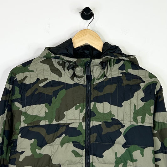 CANADA GOOSE CAMO ZIP UP PUFFER JACKET