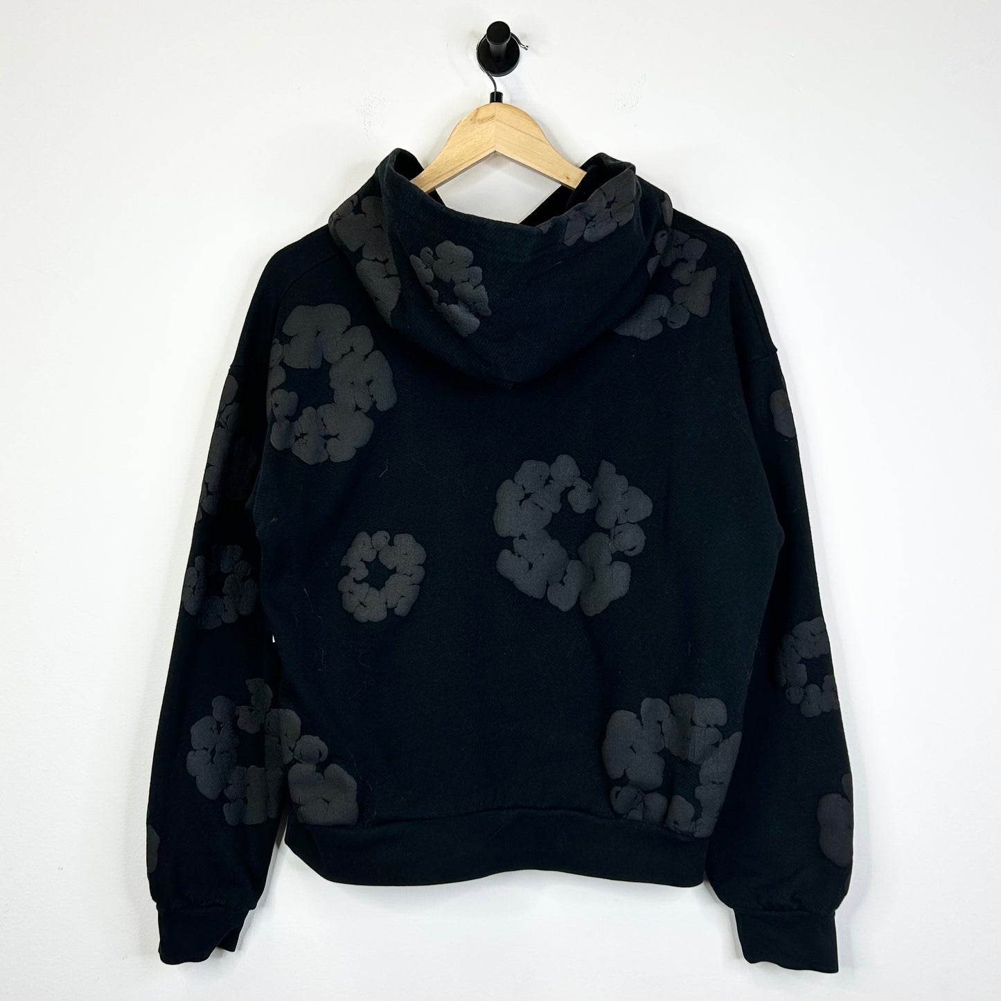 DENIM TEARS BLACK/BLACK HOODIE