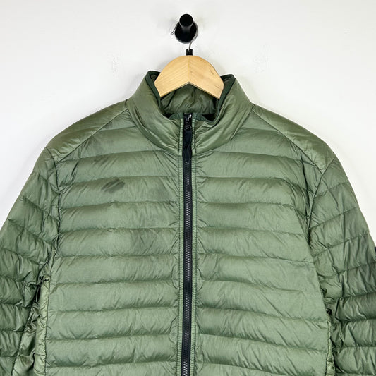 STONE ISLAND OLIVE DOWN JACKET