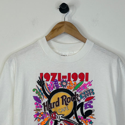 HARDROCK CAFE 20TH ANNIVERSARY AND STILL ROCKIN TEE