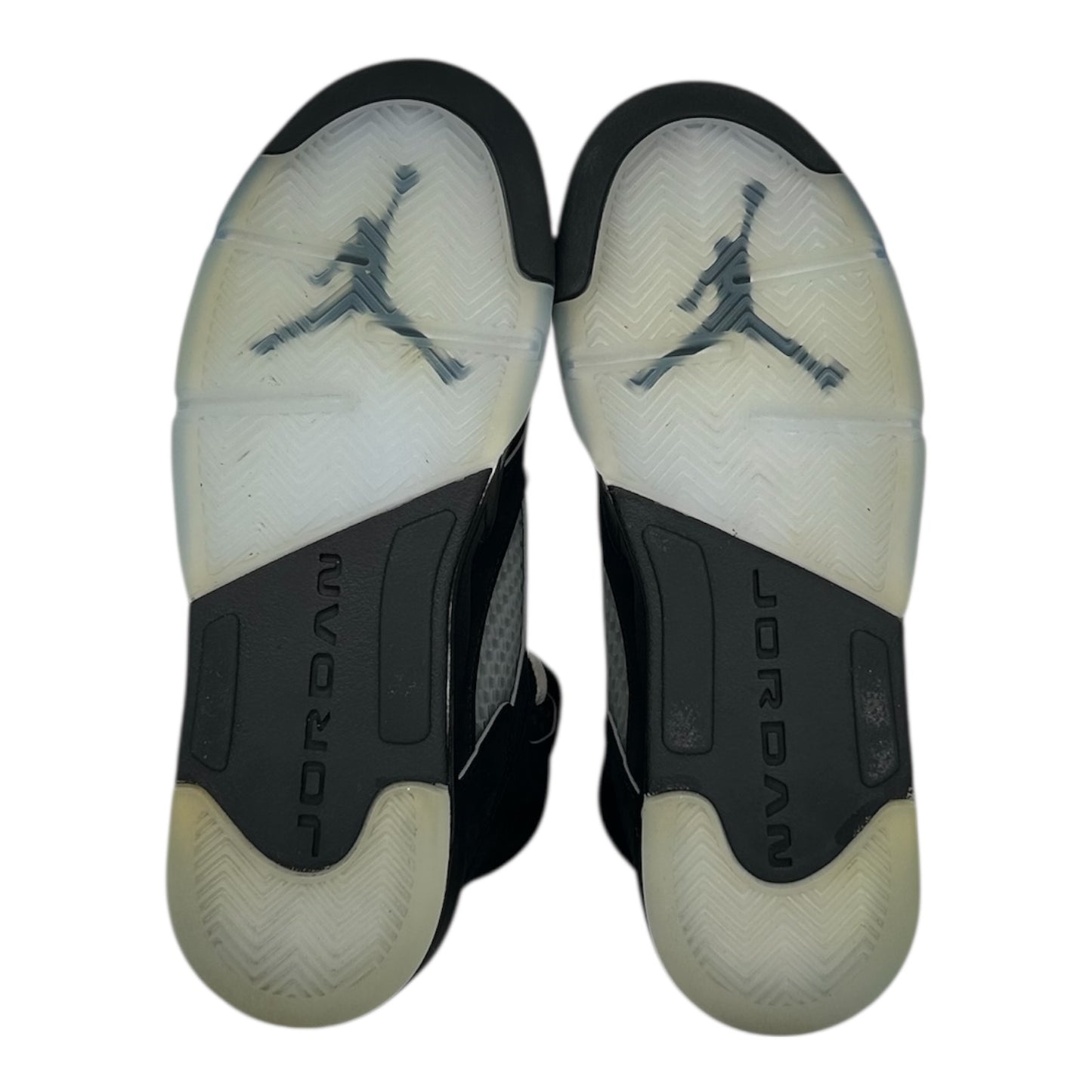 PREOWNED JORDAN 5 BLACK METALLIC REIMAGINED