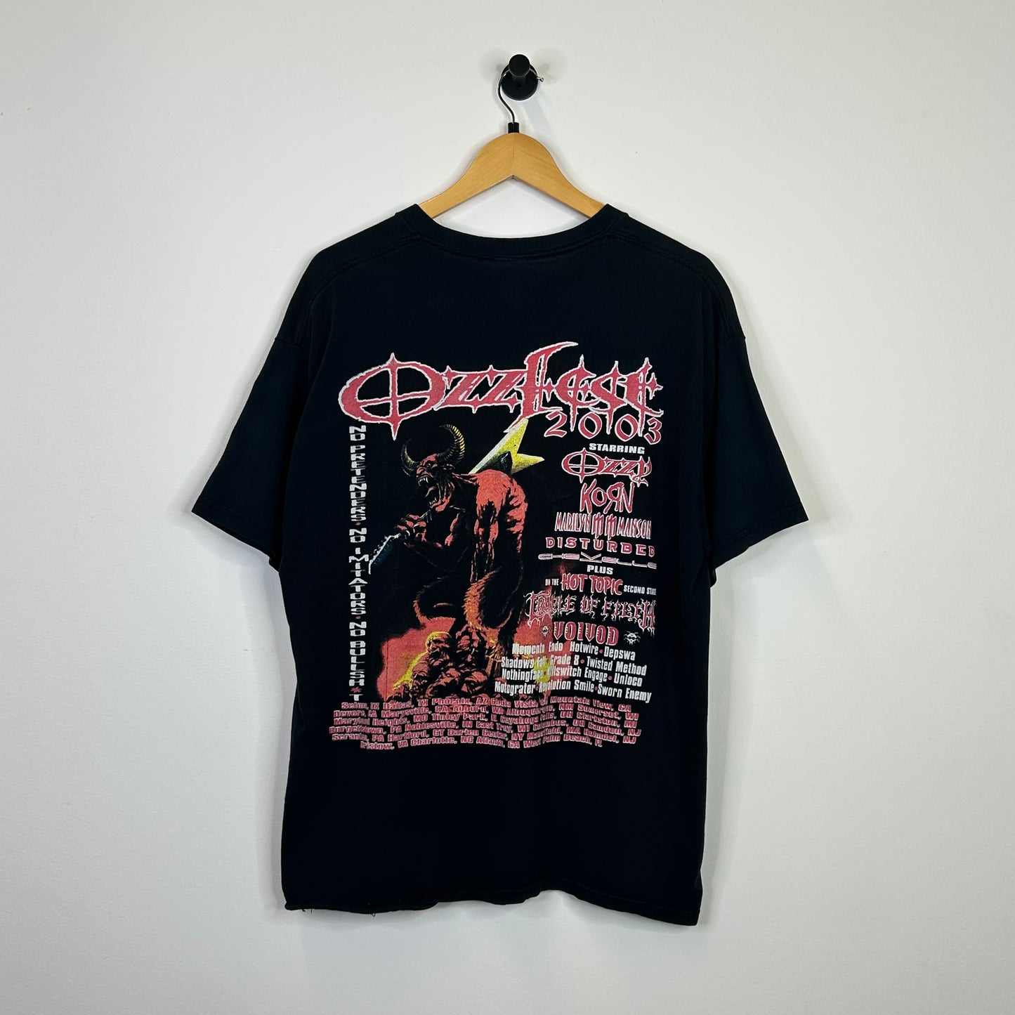 OZZFEST 2003 NO PRETENDERS TEE