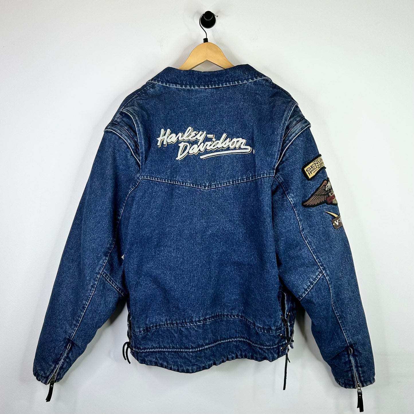 HARLEY GENUINE DAVIDSON DENIM PATCH JACKET