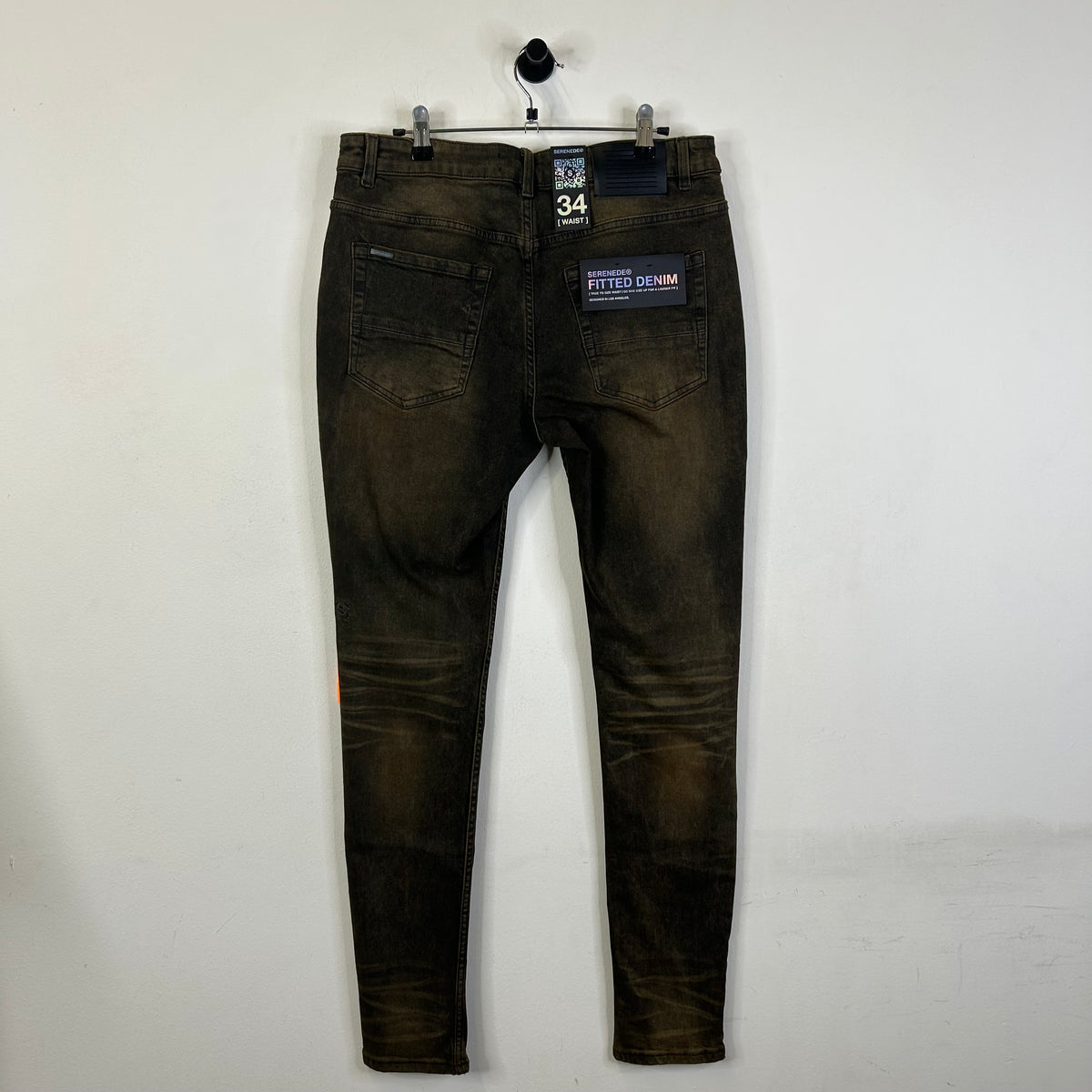 SERENEDE FITTED DENIM BLACK/RUST