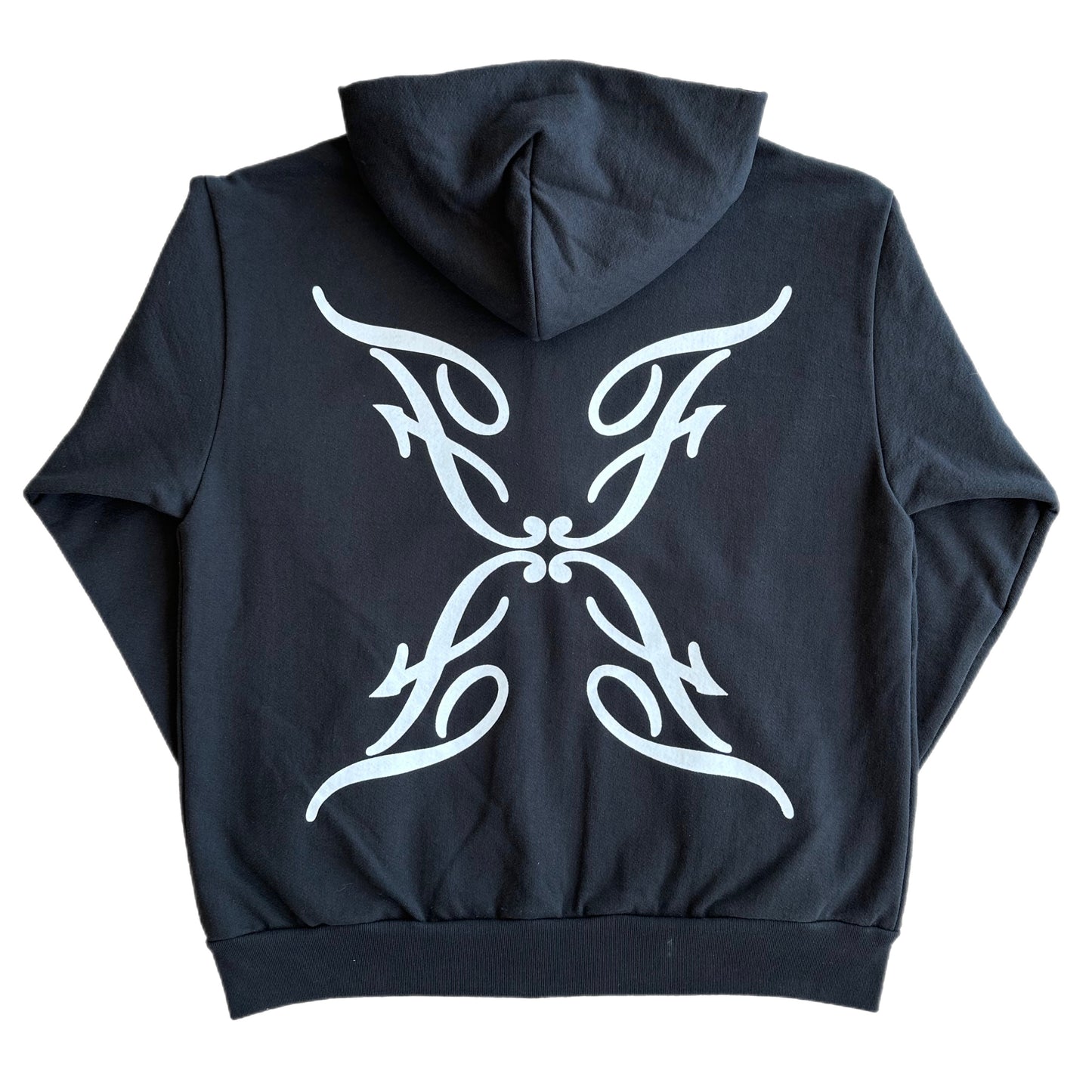 Butterfly Effect Zip-Up Hoodie (Black)